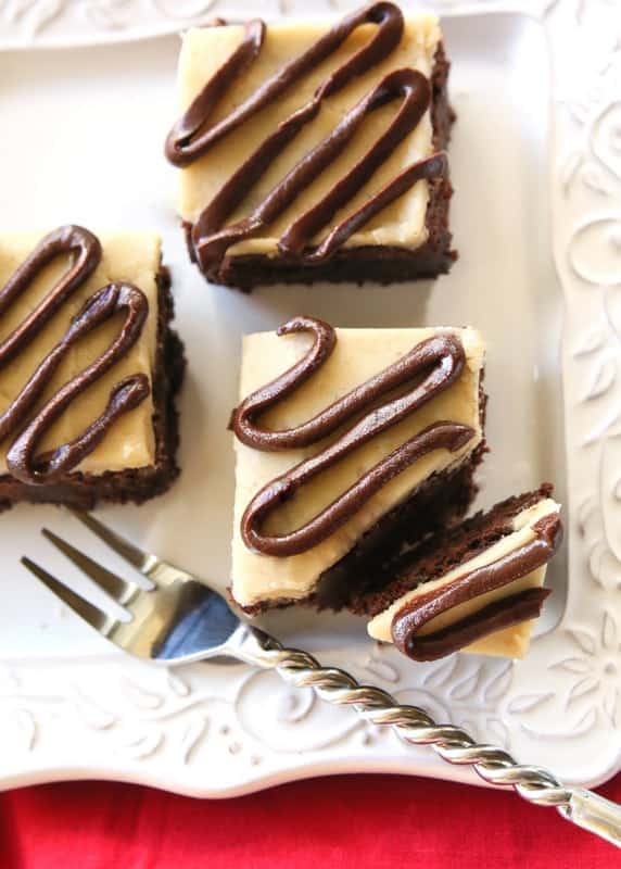 Salted Caramel Coconut Brownies