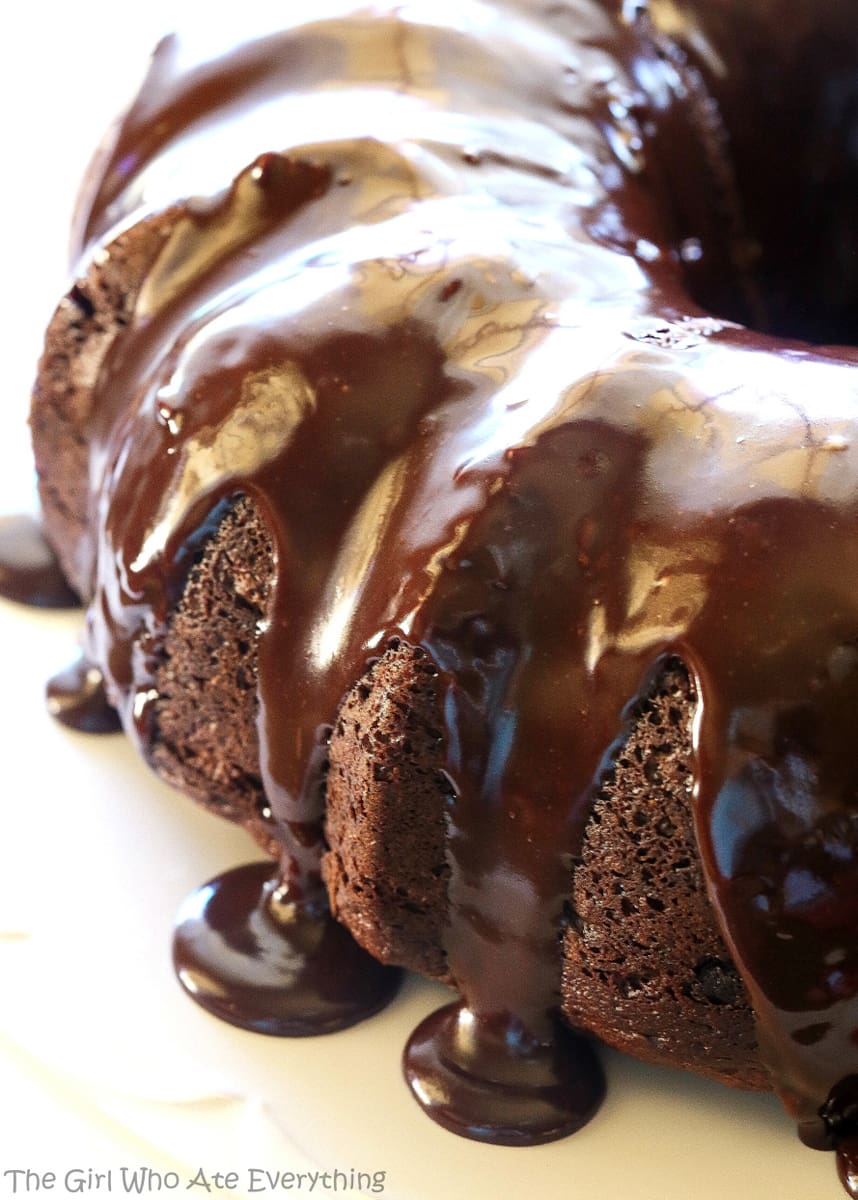 Sinfully Delicious and Easy Chocolate Bundt Cake - the-girl-who-ate-everything.com