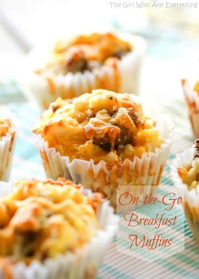 OntheGo Breakfast Muffins The Girl Who Ate Everything
