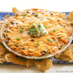 Chicken Burrito Dip - all of the flavors of your favorite burrito in dip form. www.the-girl-who-ate-everything.com