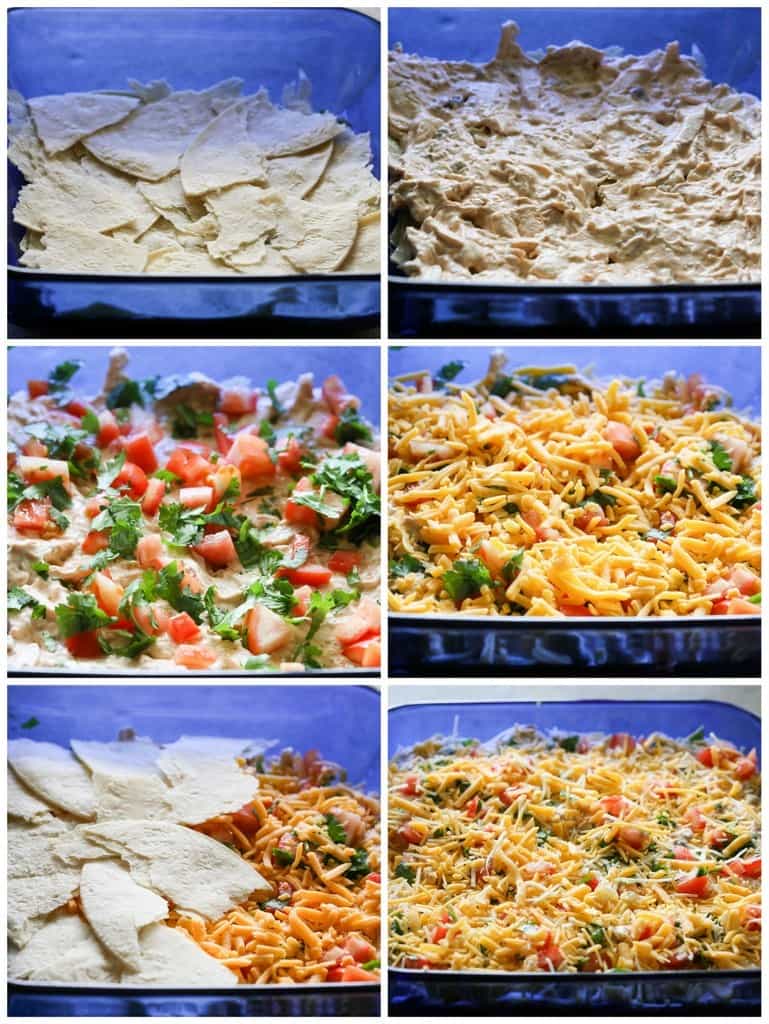 Salsa Verde Enchiladas - a fresh and easy casserole that freezes great. And gluten-free! the-girl-who-ate-everything.com