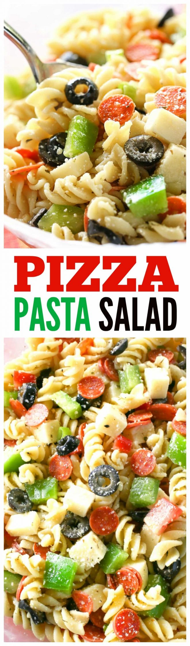 Pizza Pasta Salad Recipe The Girl Who Ate Everything