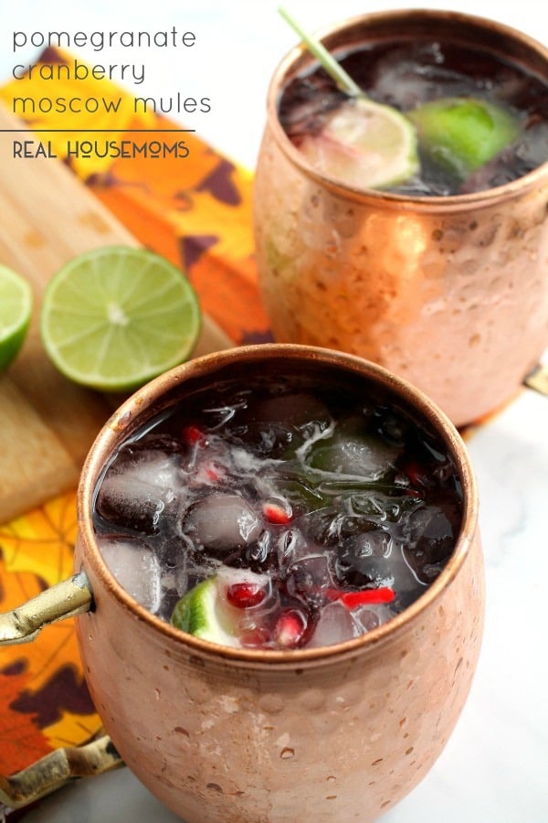 Pomegranate Cranberry Moscow Mule
