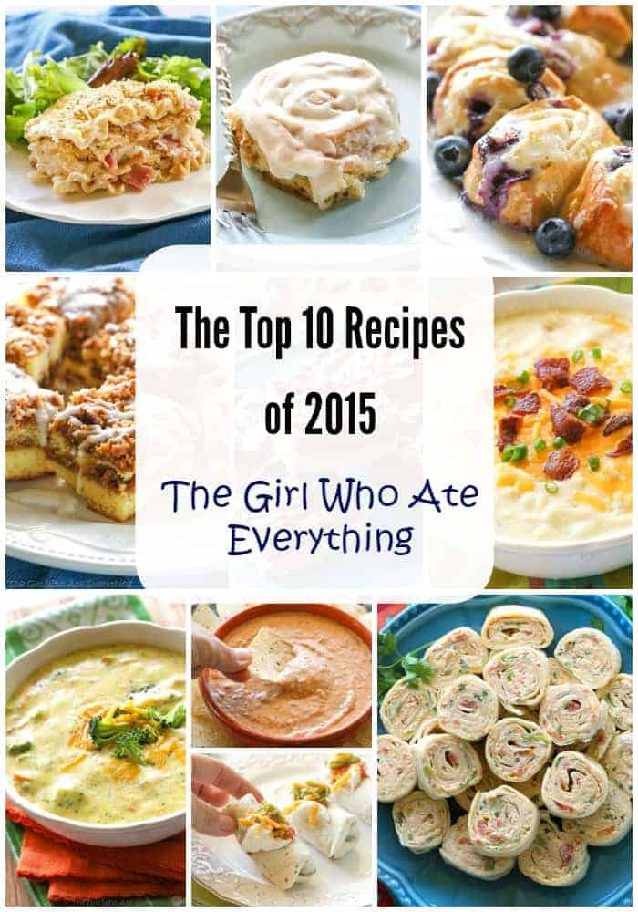Top 10 Recipes of 2015 on The Girl Who Ate Everything