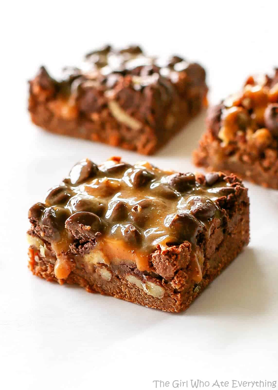 Chocolate Turtle Brownies The Girl Who Ate Everything