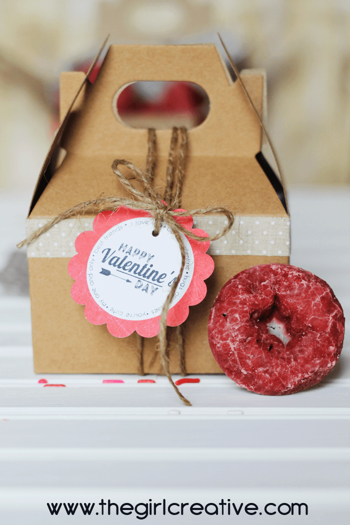 Valentine's Day Donuts with Free Printable