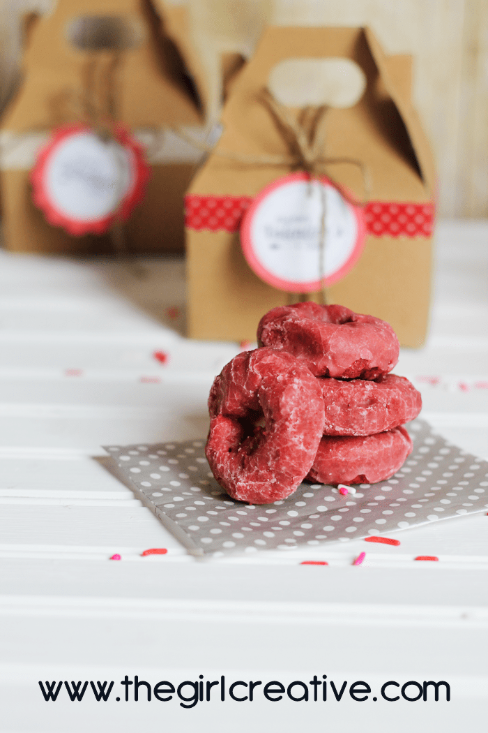 Red Velvet Valentine's Day Donuts
