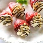Mascarpone Stuffed Strawberries