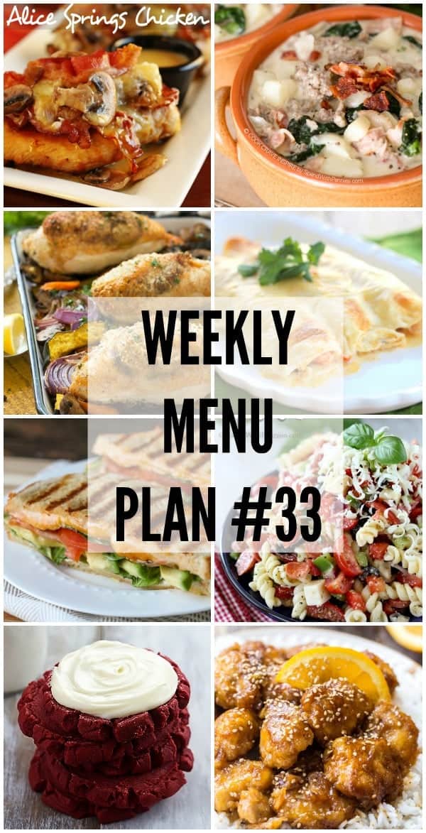 Weekly Menu Plan #33 | The Girl Who Ate Everything | Bloglovin’