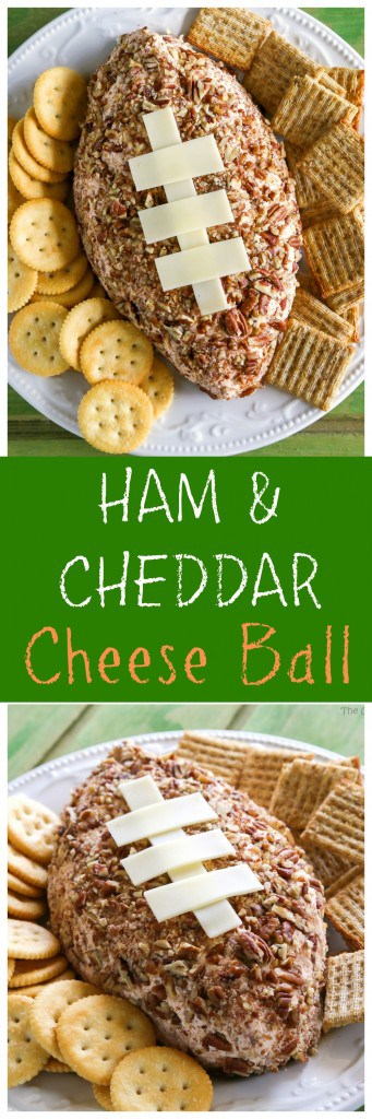 Ham and Cheese Football - only 6 ingredients. Great for the big football game. the-girl-who-ate-everything.com