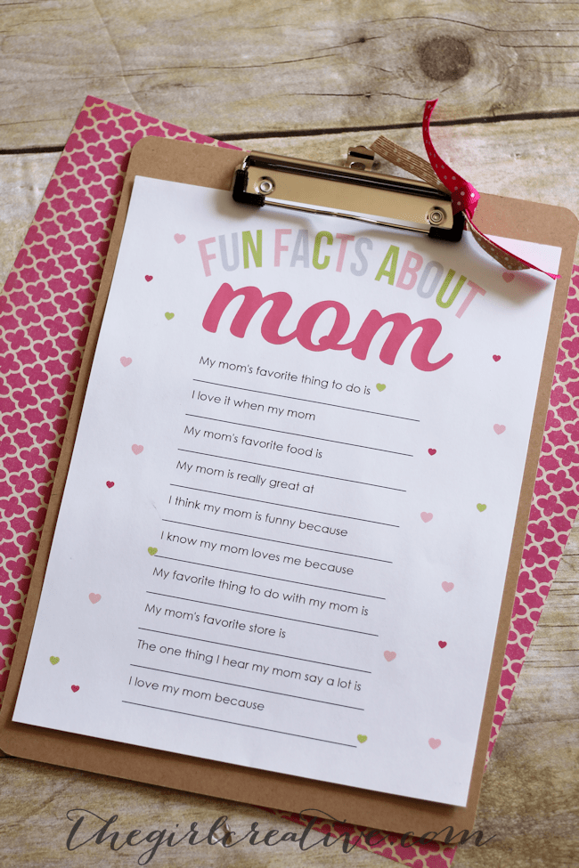 Fun Facts About Mom