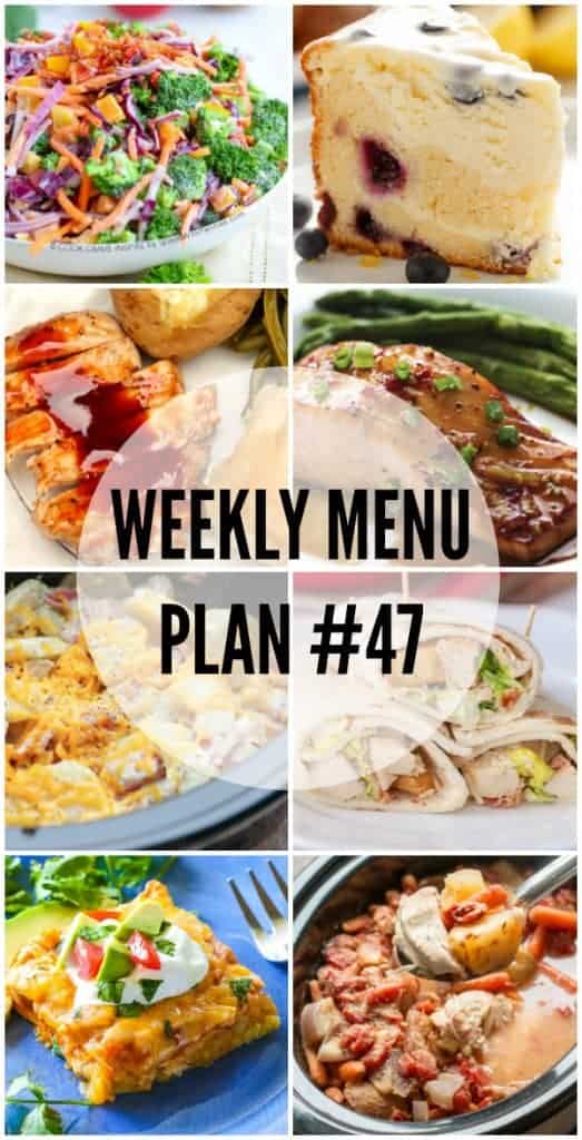 Weekly Menu Plan #47