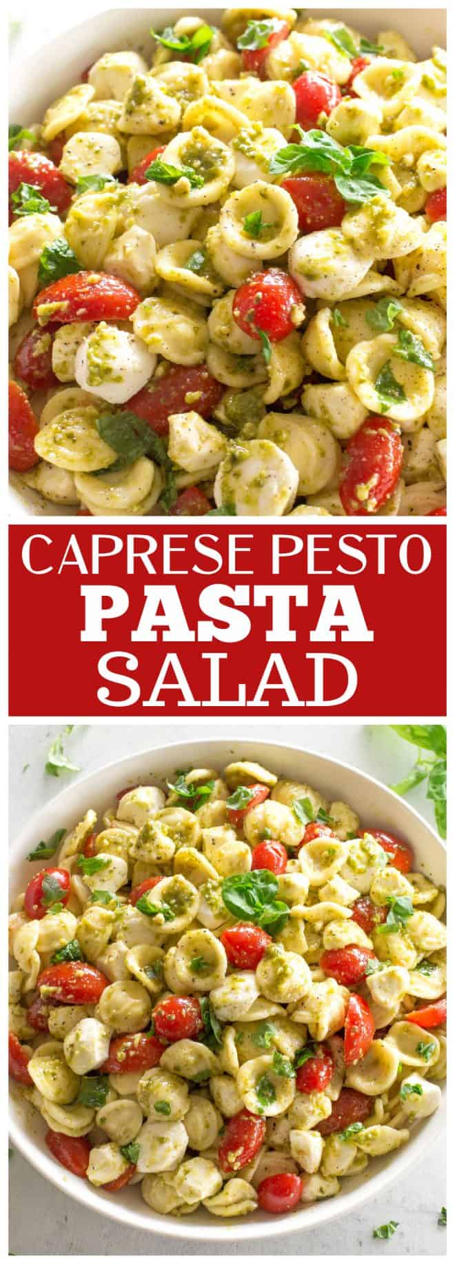 Caprese Pesto Pasta Salad
