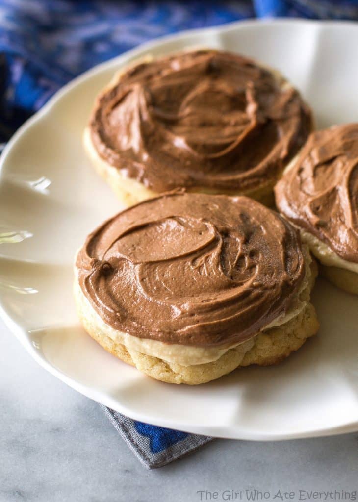 Cutler's Chocolate Frosted Peanut Butter Cookies