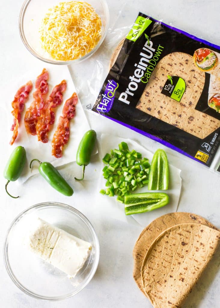 Jalapeno Popper Pinwheels - creamy and spicy pinwheels that can be eaten hot or cold. the-girl-who-ate-everything.com