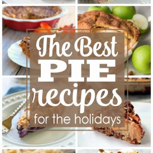 The best pie recipes for the holidays that you will want on your Thanksgiving and Christmas dessert table. Apple pie, Pumpkin Pie, Key Lime Pie and more.