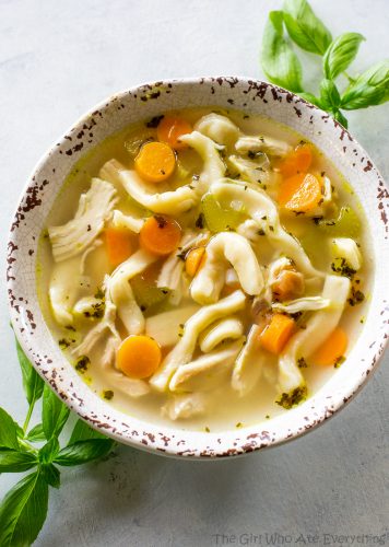 The Best Chicken Noodle Soup Recipe (+VIDEO) - The Girl Who Ate Everything
