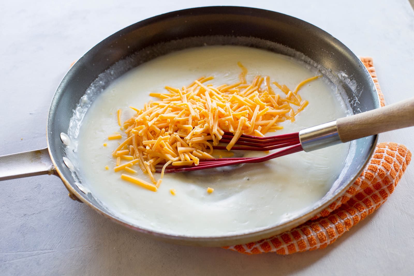 cream sauce with cheese