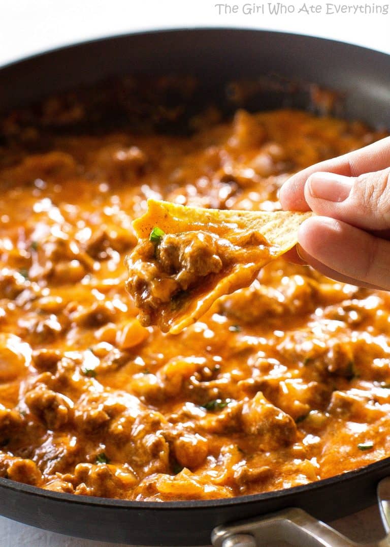 Beef Enchilada Dip Recipe The Girl Who Ate Everything