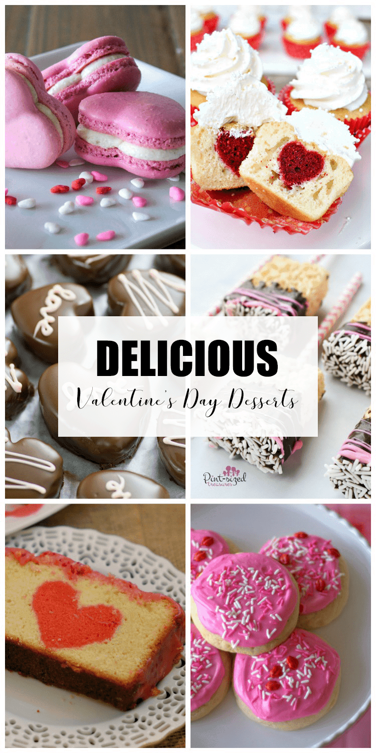 Valentine's Day Desserts - Valentine's Day Food - Heart Shaped Desserts