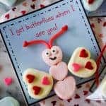 Marshmallow Butterfly Valentines
