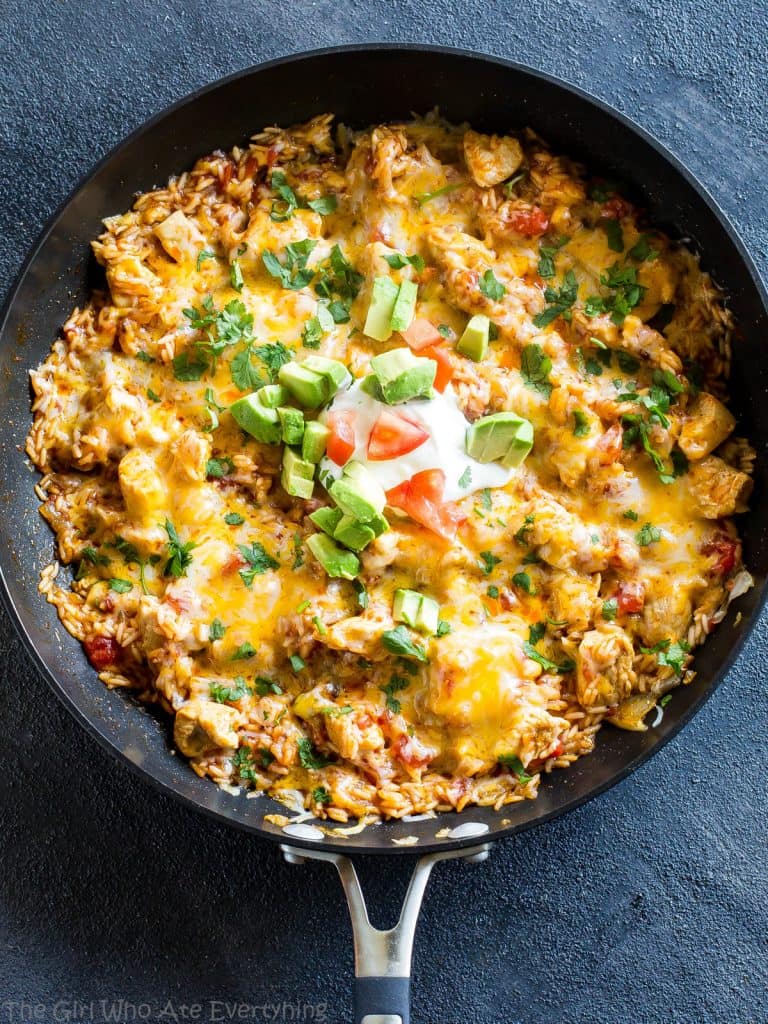 One Pan Mexican Chicken and Rice (+VIDEO) - The Girl Who Ate Everything