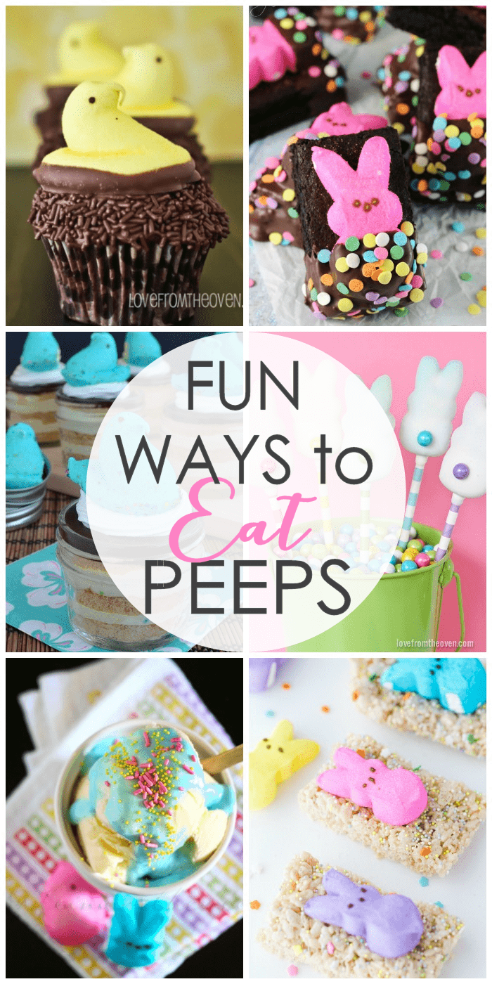 Fun Ways to Eat Peeps - From chocolate covered Peeps to Peeps S'mores - there's may fun ways toe at Peeps