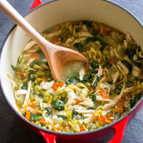 Lipton Noodle Soup with Rotisserie Chicken - Platter Talk