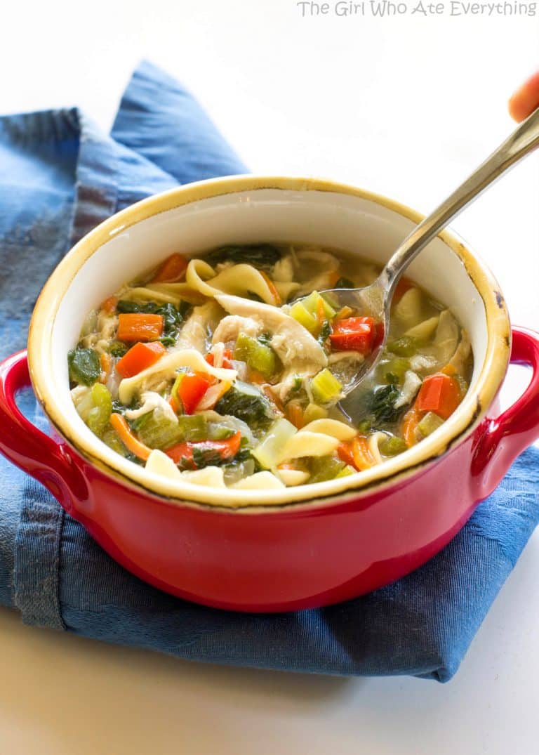 Healthy Vegetable Chicken Soup (+VIDEO) The Girl Who Ate Everything