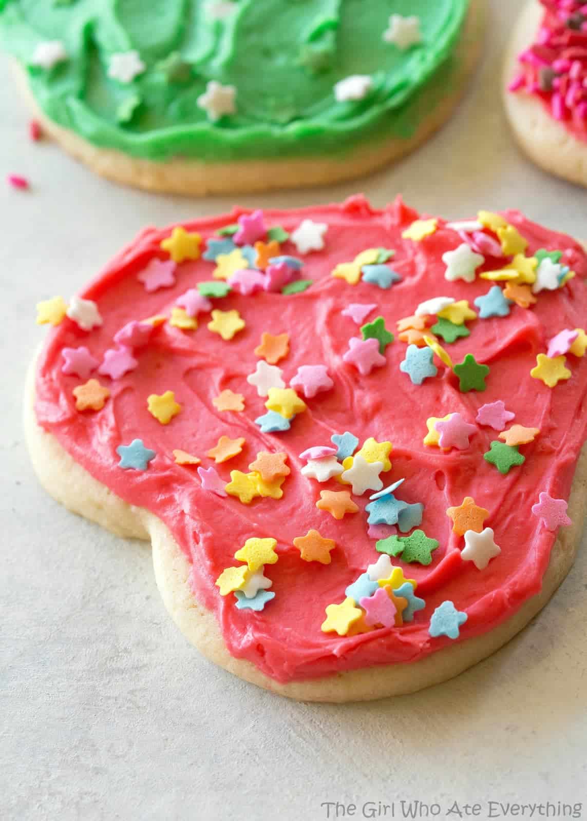 These Sugar Cookies are soft, buttery and great for cut-out shapes! the-girl-who-ate-everything.com