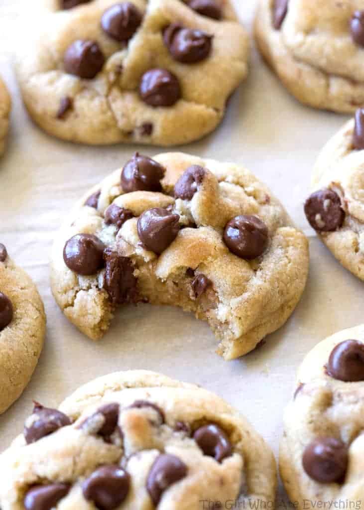Chocolate Chip Cookies - a tried and true recipe with a secret ingredient to keep them soft! the-girl-who-ate-everything.com