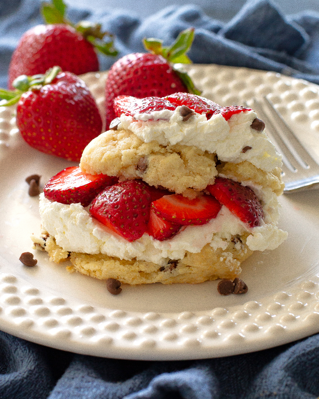Chocolate Chip Strawberry Shortcake