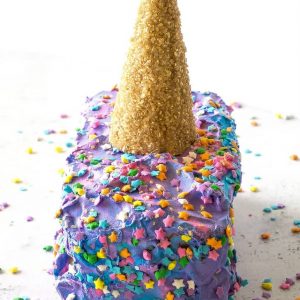 Unicorn Ice Cream Cake - an easy, magical, delicious cake! the-girl-who-ate-everything.com