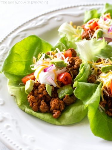 Easy Taco Lettuce Wraps - The Girl Who Ate Everything