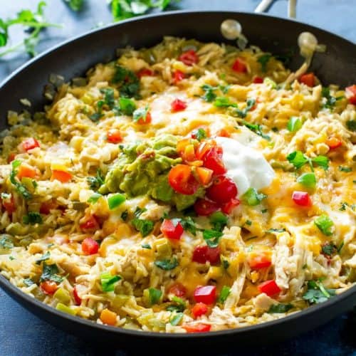 Arroz con PolloOne Pot Mexican Rice and Chicken - Girl and the