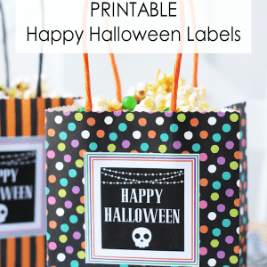 Monster Party Mix | Free Printable Halloween Tags and Labels