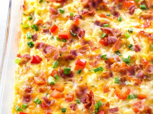 Crockpot Breakfast Casserole - The Girl Who Ate Everything