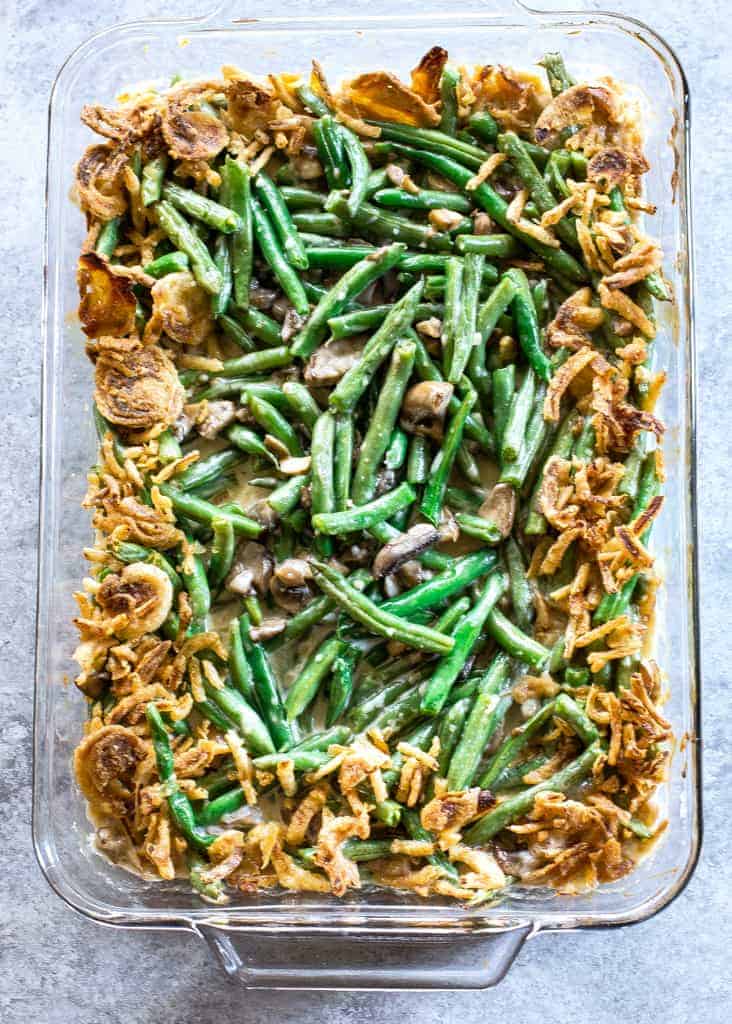 Green Bean Casserole with French Fried Onions