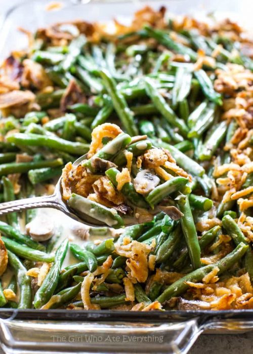 The Best Green Bean Casserole Recipe (+VIDEO) - The Girl Who Ate Everything