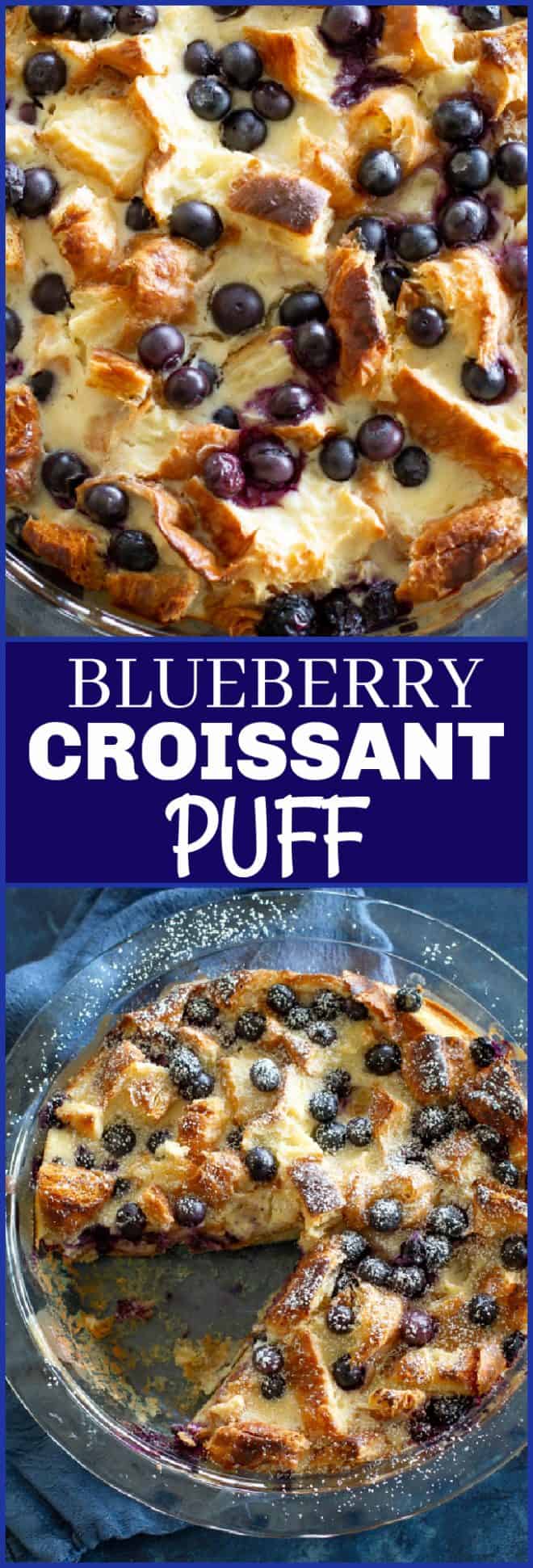 Blueberry Croissant Puff