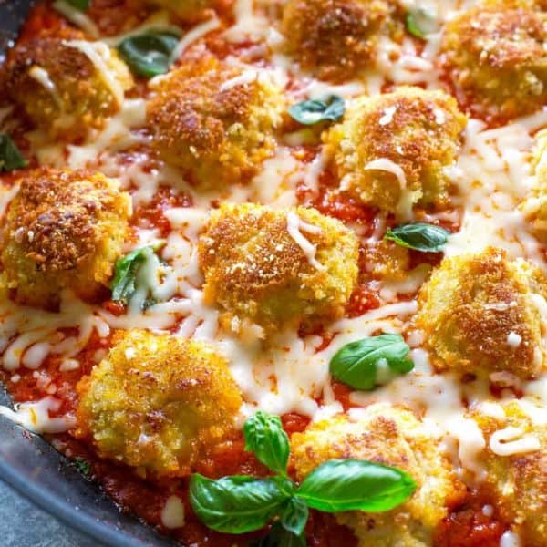 Chicken Parmesan Meatballs (+VIDEO) The Girl Who Ate Everything