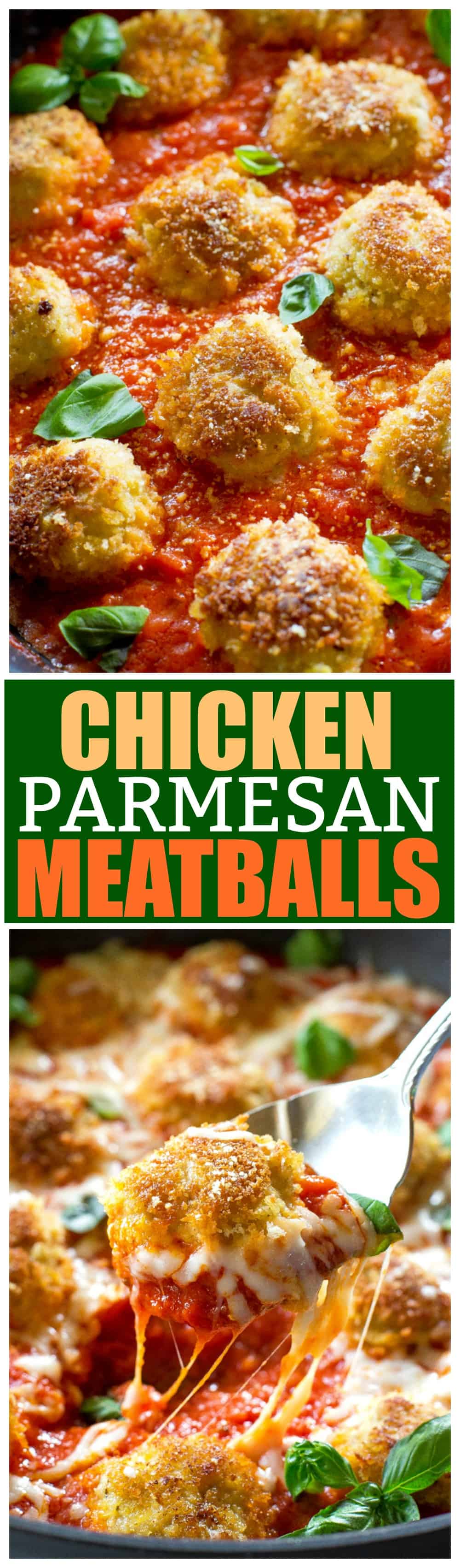 chicken parmesan meatballs