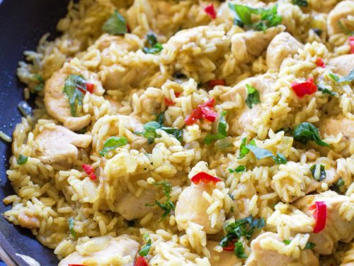 instant pot coconut chicken and rice