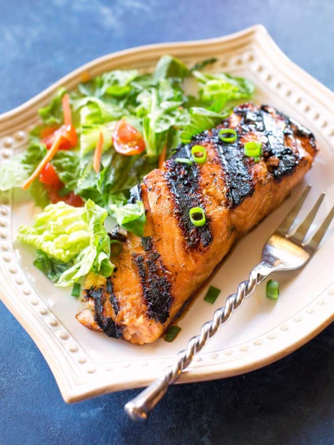 Grilled Asian Salmon Dinner Recipe Healthy The Girl Who Ate Everything