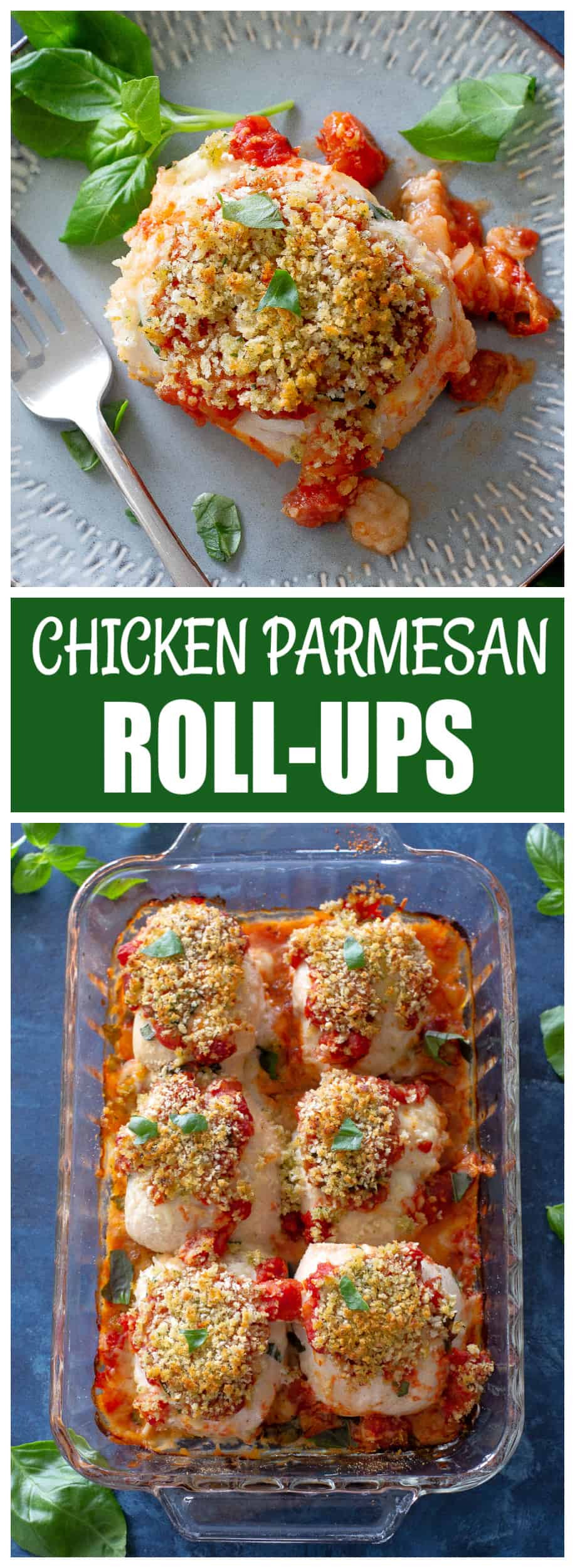 Chicken Parmesan Roll-Ups