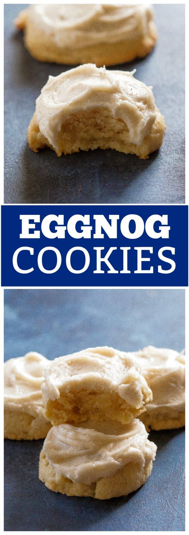 Soft Eggnog Cookies