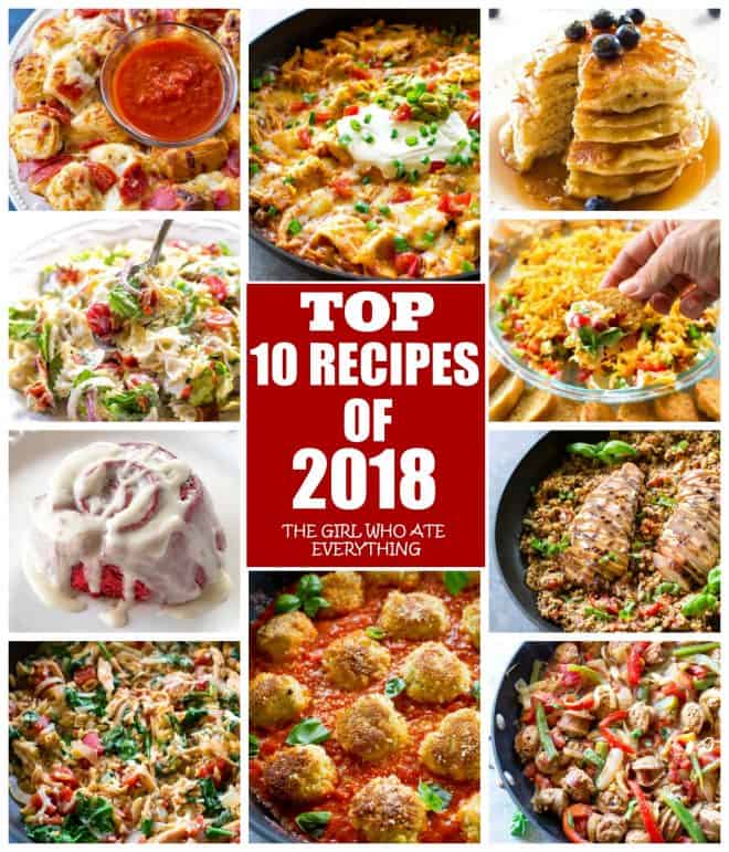 top ten recipes of 2018