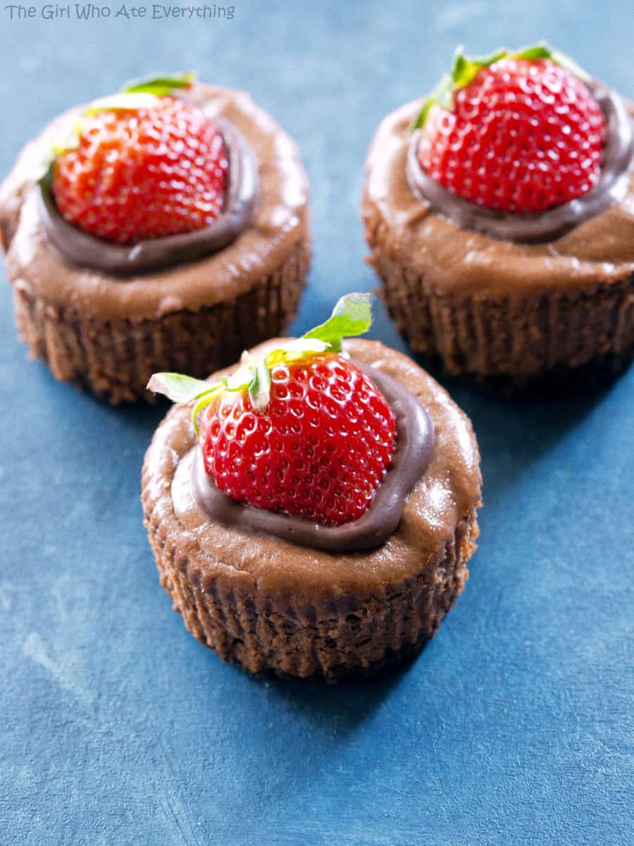 Mini Chocolate Cheesecakes The Girl Who Ate Everything