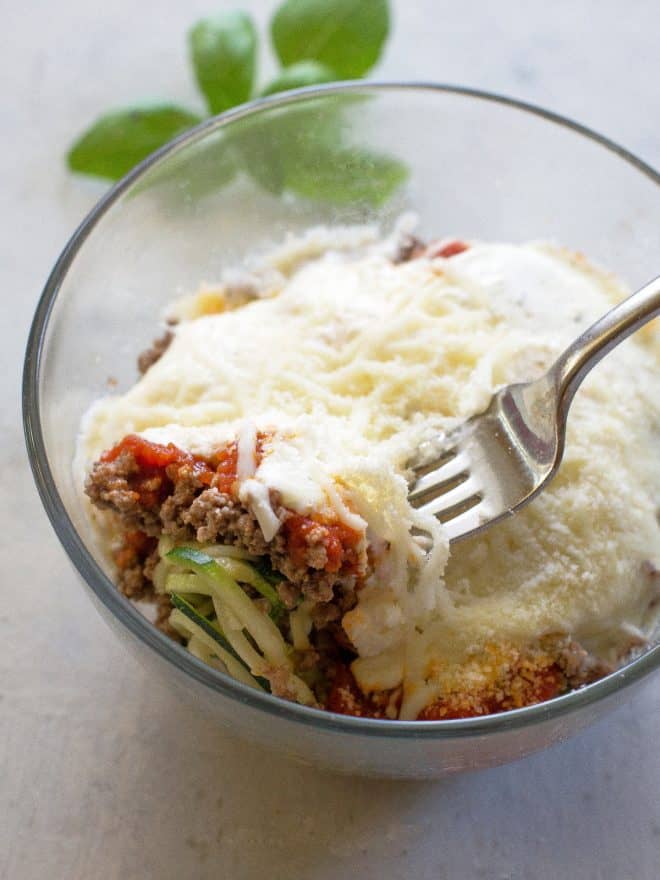lasagna in a bowl