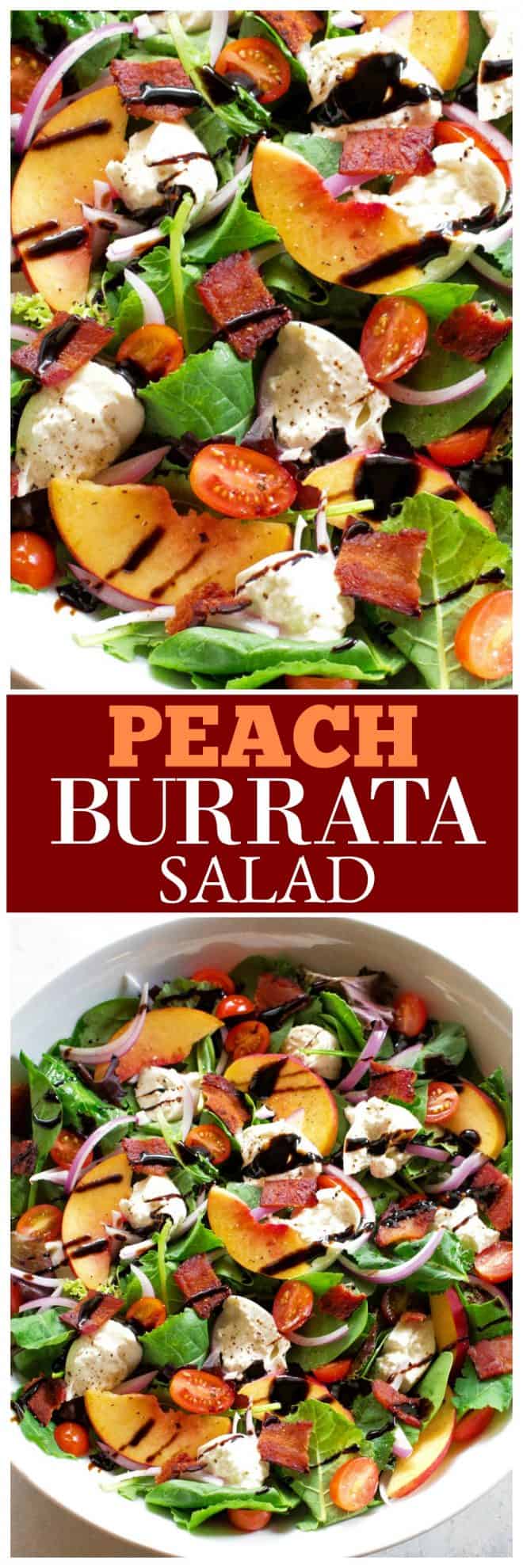 Peach Burrata Salad